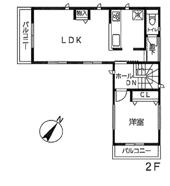 2階間取り図