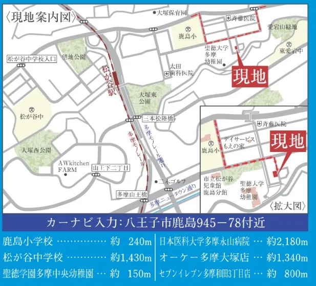 現地案内図・ライフインフォメーション