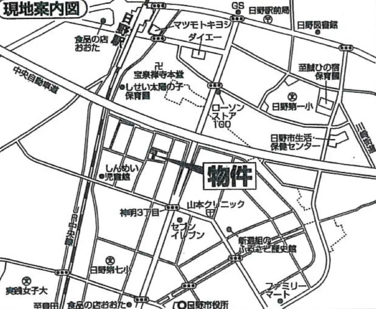 現地案内図