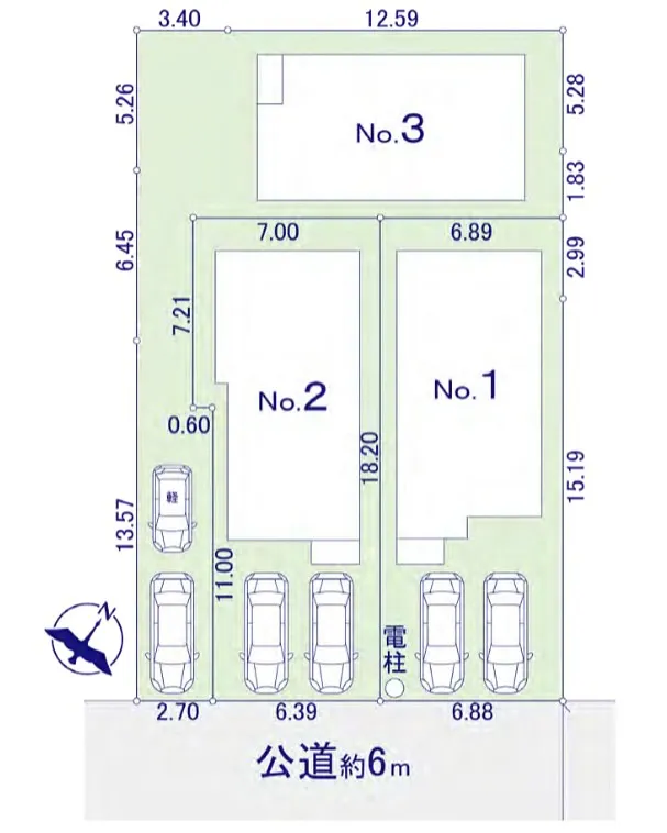 【八王子市散田町　新築分譲住宅全3棟 残り2棟】