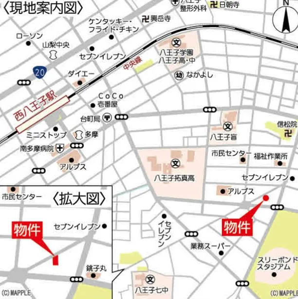【八王子市台町　全1区画　売地　】